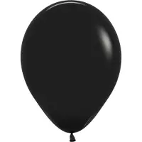 Sempertex Ballonnen Fashion Black | 50 stuk | 5 inch | 13cm | Miniballonnen