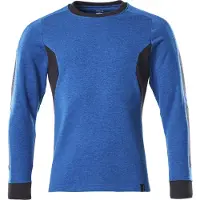 Mascot 18384-962 Sweatshirt Donkermarine/Helder Blauw maat L heren
