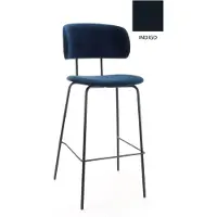 Workliving Barkruk Hoog Bo RS - Velvet Earth Indigo