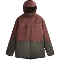 Picture Organic Clothing - Ski jassen - Track Jkt Andorra-Raven Grey voor Heren - Maat S - Rood