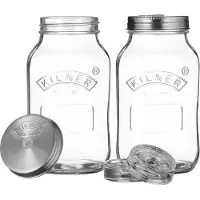 Kilner Fermentatieset, 2 glazen, transparant