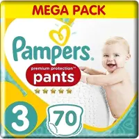 Pampers Premium Protection Pants - Maat 3 - Mega Pack - 70 luierbroekjes