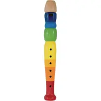 Goki Speelgoedinstrument - Blokfluit - L20Cm - Hout - 5 Jaar