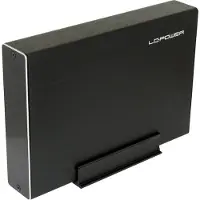 LC-Power ext. 3,5" Behuizing LC-35U3-Becrux-C1 (3.5"), Harddisk behuizing, Zwart