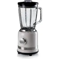 Ariete 0585/01 - Blender - 1.5 liter - 1000 W - glazen kan - RVS - pulse functie - ice crusher - wit