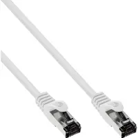 InLine S/FTP CAT8.1 40 Gigabit netwerkkabel / wit - LSZH - 0,25 meter