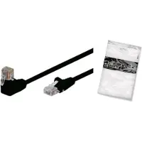 Shiverpeaks Patchkabel cat 6 S/FTP PIMF Winkel-gerade sw 10m