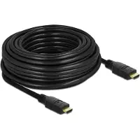 DeLOCK Actieve HDMI kabel - versie 2.0 (4K 60Hz + HDR) / zwart - 15 meter