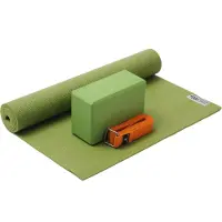 Yogistar Yoga-Set Kick-It (Yoga mat + yoga blok + yoga belt) kiwi Fitness-set