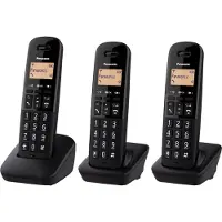 Panasonic KX-TGB613, DECT-telefoon, Draadloze headset, 50 nummers, Identificatie van de beller, Zwart