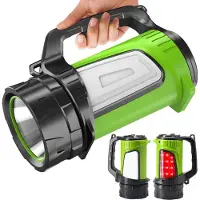 Macleans MCE345 3-in-1-LED-Taschenlampe, wiederaufladbar, Suchscheinwerfer, Hand-Powerbank-Funktion, 3 Modi