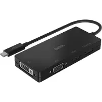 Belkin AVC005btBK USB-C Multimedia Adapter (GBE, HDMI, VGA)