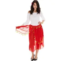 Dressforfun vrouwenkostuum gypsy XXL - verkleedkleding kostuum halloween verkleden feestkleding carnavalskleding carnaval feestkledij partykleding - 301009