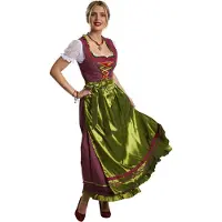 Dressforfun Maxi Dirndl Ruhpolding model 2 XXL - verkleedkleding kostuum halloween verkleden feestkleding carnavalskleding carnaval feestkledij partykleding - 304654