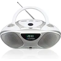 Blaupunkt Radio BB14WH Wit Zilverkleurig
