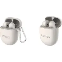 Canyon TWS-6 Bluetooth Headset - Gaming Mode/BT 5.3 - Beige