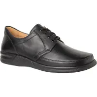 Ganter Veterschoen 'Schnürschuh Herren 256701-0100 Echtleder in schwarz' zwart