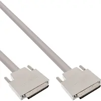 InLine SCSI U320 kabel, 68-pin micro Centronics (VHD) male / male, 1,8m