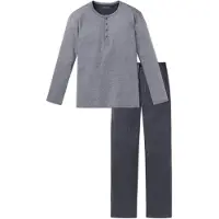 Schiesser Pyjama Men 159630 Anthracite-Maat 60