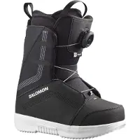 Salomon Snowboard - Kinder snowboardschoenen - Project Boa Black/Black/White voor Unisex - Kindermaat 20.5 - Zwart