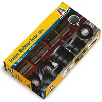 Italeri Modelbouwpakket - 3890 Trailer Rubber Tyres (8 pieces) Accessoires set - 1:24 - Modelbouw