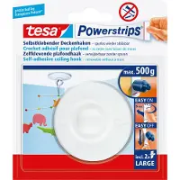 TESA Powerstrips Plafondhaak - Wit
