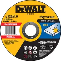 DeWalt DOORSLIJPSCHIJVEN INOX 125X1,0X22,2MM DT43902-QZ