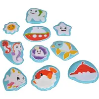 ABC magische badspeelgoed zeedieren 10dlg.