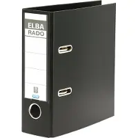 Pierre by Elba Rado Plast Breed Ordner A5 75 mm Zwart 2 Ringen 100022641 Kunststof Staand
