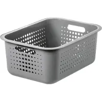 Smartstore - Basket 10 Opbergmand 10 liter Recycled - Polypropyleen - Grijs
