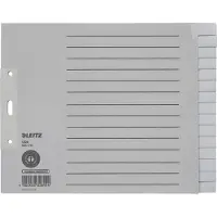 Leitz Blanco tabbladen Gerecycled A5 Grijs 15 tabs 100 g/m² Karton 3 Gaten 1224