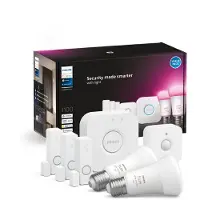 Philips Hue Secure Startpakket E27 White Ambiance 2-Pack + Sensoren