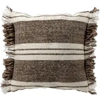 Dutch decor - EDGAR - Sierkussen 45x45 cm met kussenhoes van 85% gerecycled polyester - Eco Line collectie - Driftwood -