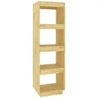 vidaXL Boekenkast / kamerscherm 40x35x135 cm massief grenenhout