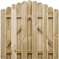 vidaXL Poort 100x100 cm geïmpregneerd grenenhout