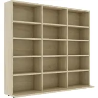 vidaXL Cd-kast 100x23x89,5 cm bewerkt hout sonoma eikenkleurig