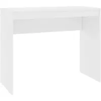 vidaXL Bureau, wit, 90x40x72 cm, houtvezel