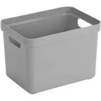 Sunware Sigma Home opbergbox 18L - 35x24.6x24.3 cm - Grijs