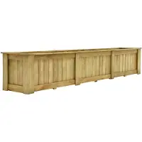 vidaXL Jardinière surélevée 291x50x50 cm Bois de pin imprégné 49096