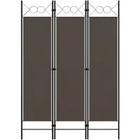 vidaXL Kamerscherm met 3 panelen 120x180 cm antraciet