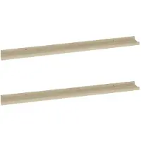vidaXL Wandschappen 2 st 100x9x3 cm sonoma eikenkleurig