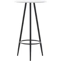 vidaXL Barkruk, wit, 60x107,5 cm, MDF