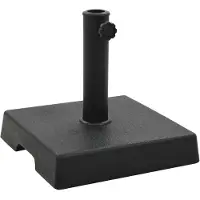 vidaXL Parasolvoet vierkant 8 kg polyresin zwart