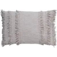 Dutch decor - FARA - Kussenhoes katoen 40x60 cm - Micro Chip - grijs