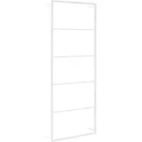 vidaXL Handdoekenrek Wit 45x10x115 cm Staal