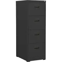 vidaXL Archiefkast 46x62x133 cm staal antracietkleurig