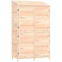 vidaXL Tuinschuur 102x52x174,5 cm massief vurenhout