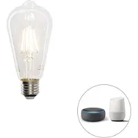 LUEDD Smart E27 dimbaar in kelvin LED lamp ST64 4,5W 470 lm 1800-4000K