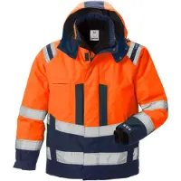 Fristads High vis Airtech winterjack klasse 3 4035 GTT Hi-Vis geel/marineblauw maat S heren