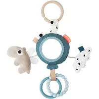 Done by Deer To Go Activity Mirror Happy Clouds Zilver Kinderen